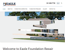 Tablet Screenshot of eaglefoundationrepair.com